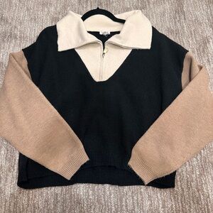 Le Lis Women's Cream Sweater